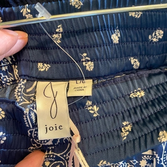 Joie blue boho wide leg pants-feels silky-New with tags - Picture 3 of 4